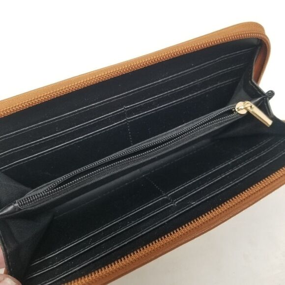 Mia K Collection Brown Faux Leather Wallet - Picture 6 of 14